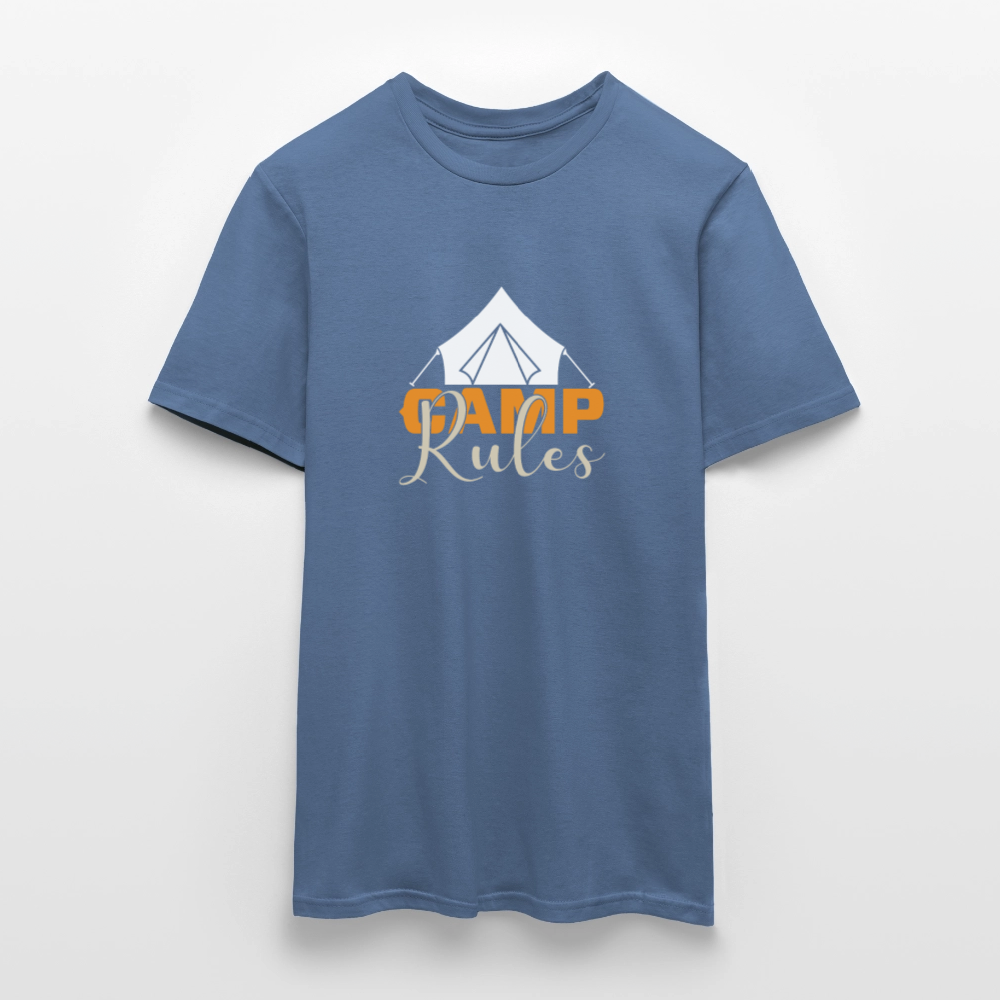 CAMP RULES | Männer T-Shirt - Taubenblau 