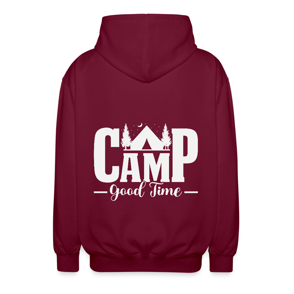 CAMP -GOOD TIME- | Unisex Kapuzenjacke - Bordeaux