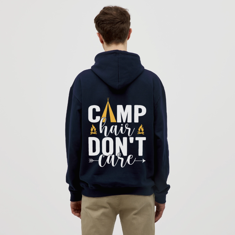 CAMP HAIR DON´T CARE | Unisex Hoodie - Navy