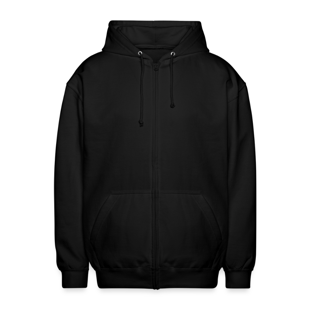 Wer braucht Zimmerservice, wenn es Lagerfeuer gibt? | Unisex Kapuzenjacke - Schwarz