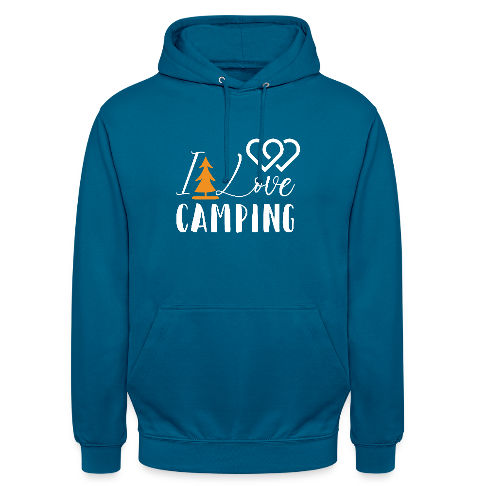 I LOVE CAMPING | Unisex Hoodie - Tiefseeblau 