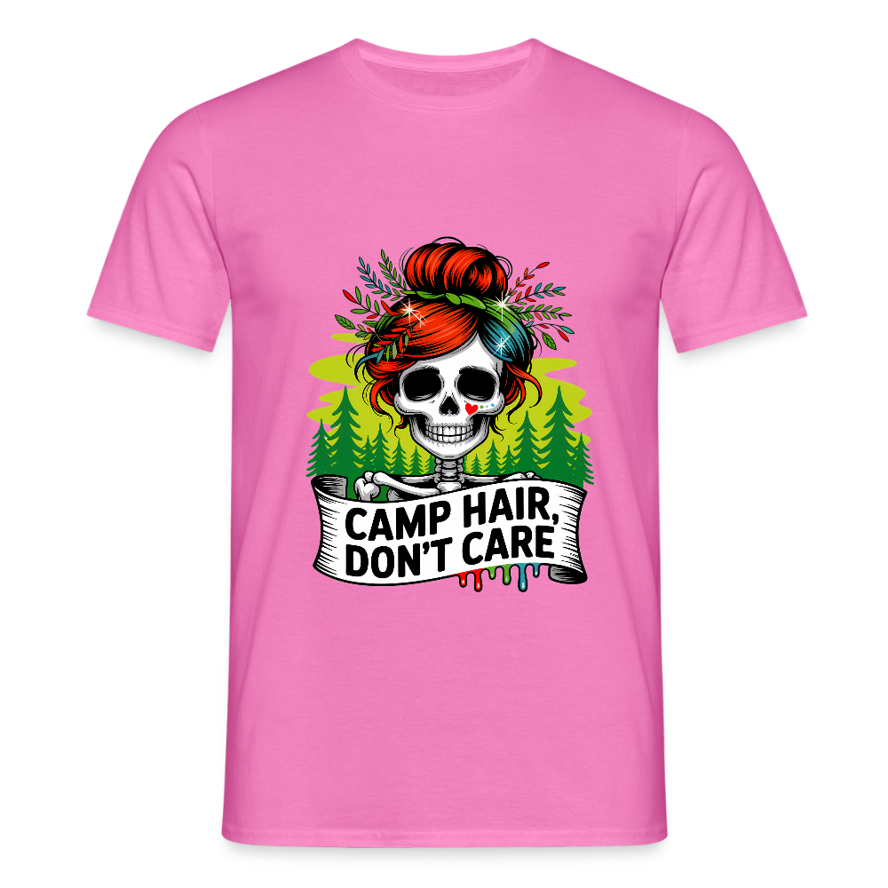 CAMP HAIR, DON´T CARE | Männer T-Shirt - Pink