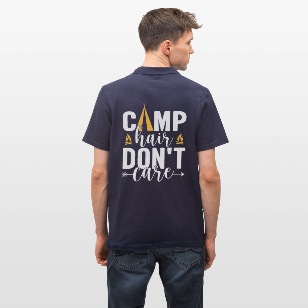 CAMP HAIR DON´T CARE | Männer Poloshirt - Navy