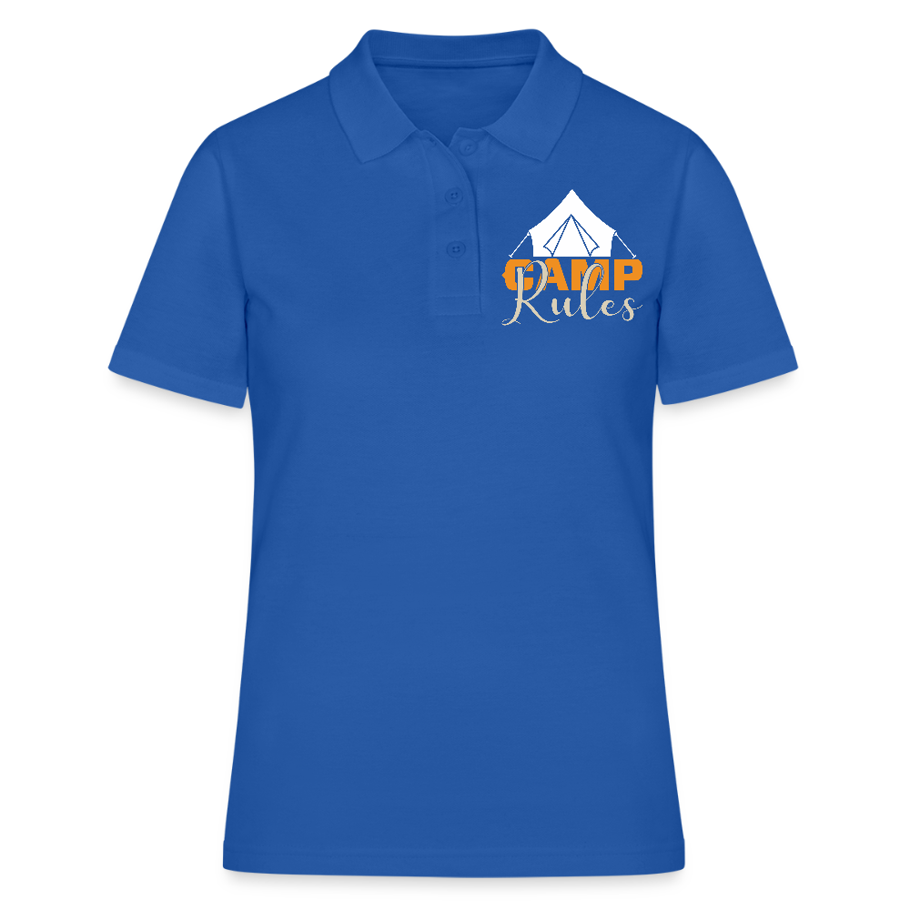 CAMP RULES | Frauen Polo Shirt - Royalblau