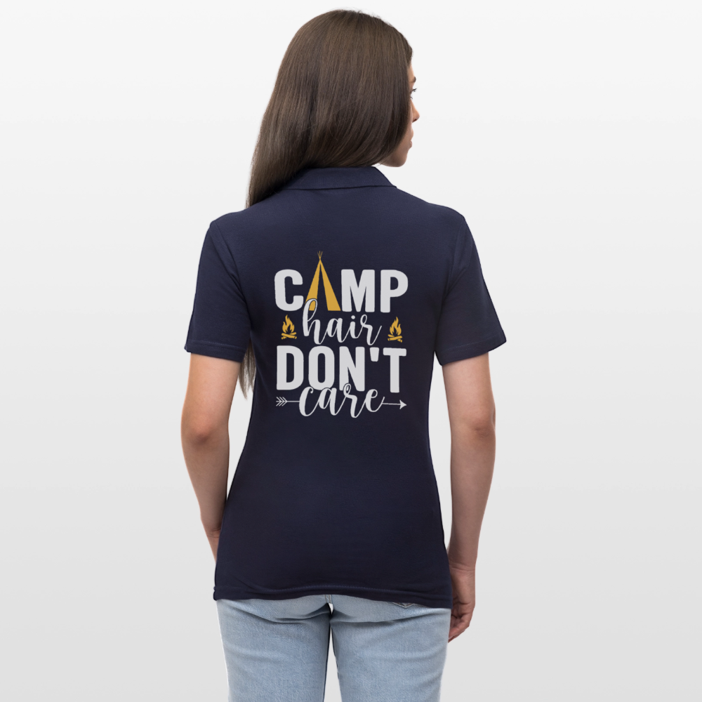 CAMP HAIR DON´T CARE | Frauen Polo Shirt - Navy