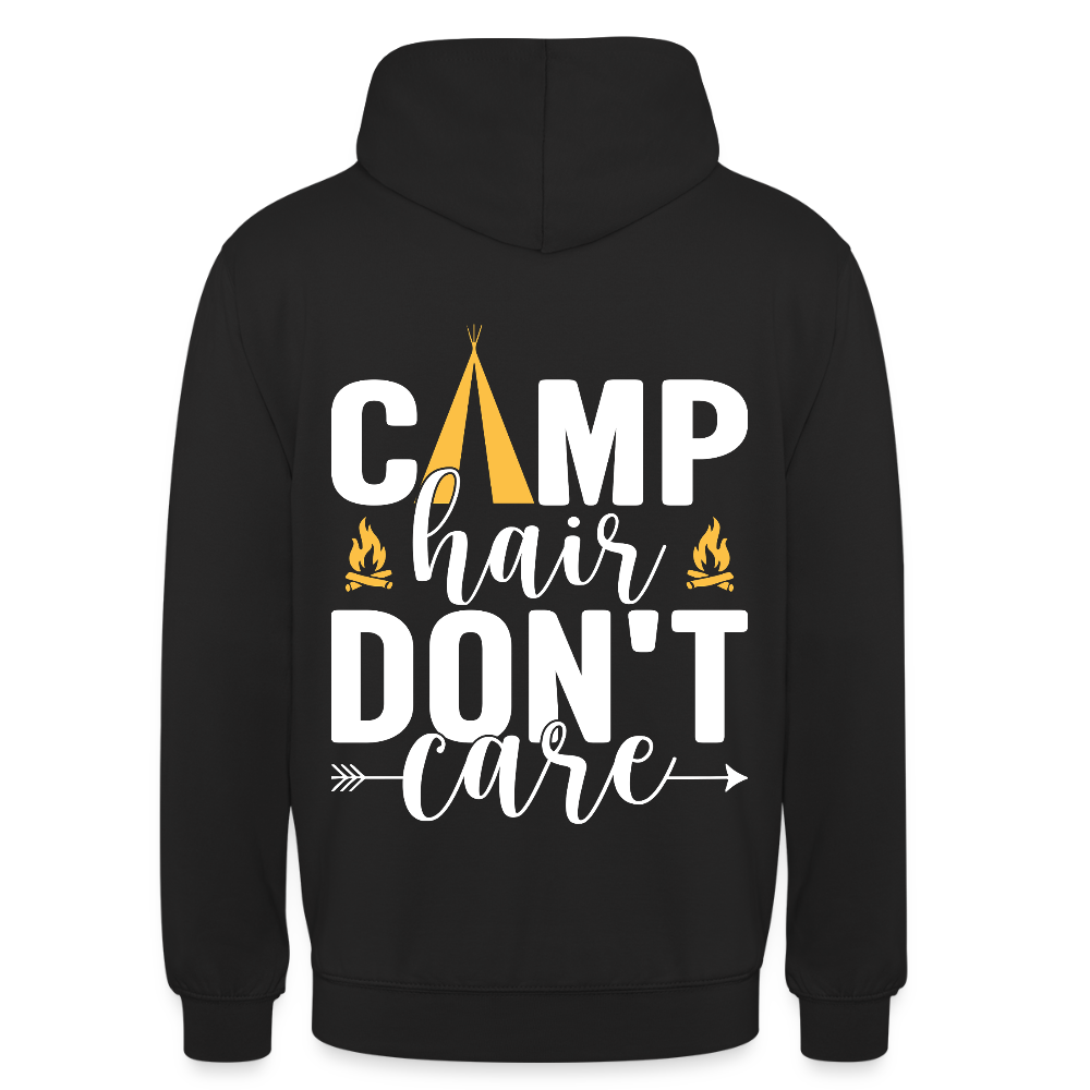 CAMP HAIR DON´T CARE | Unisex Hoodie - Schwarz