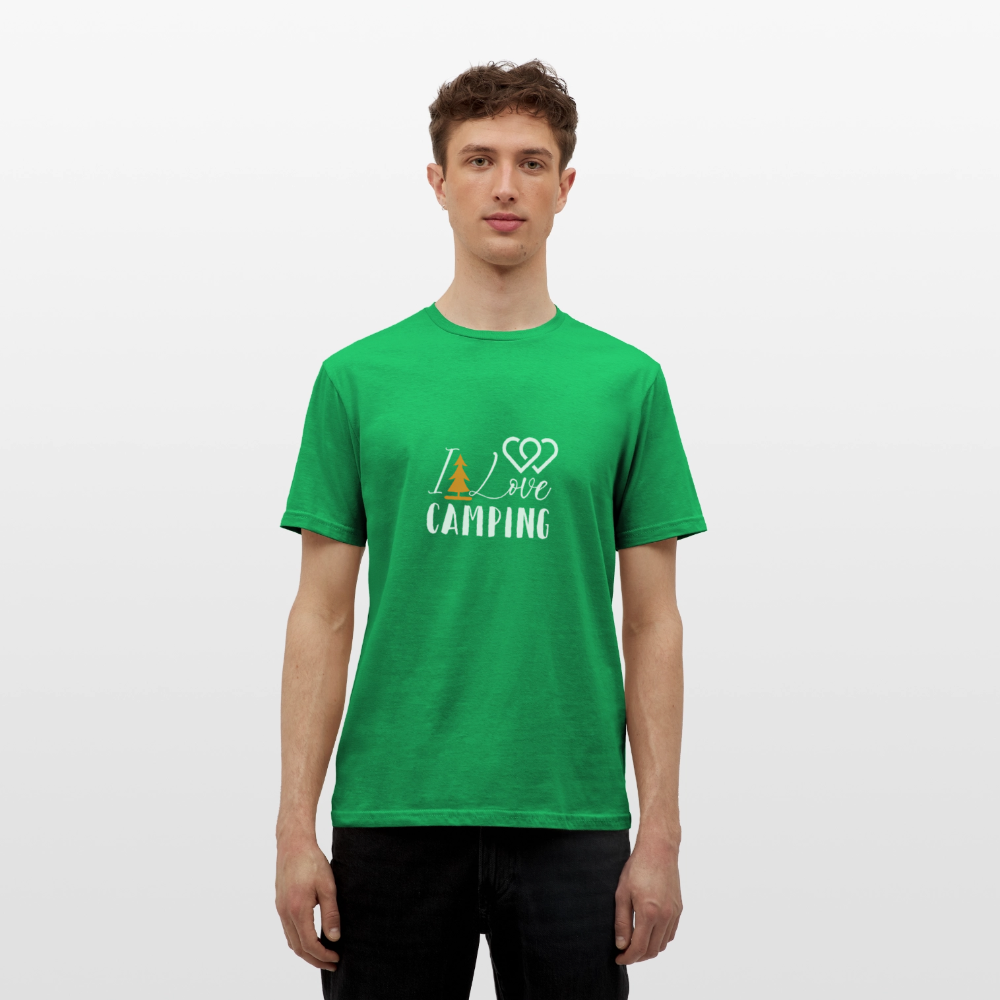 I LOVE CAMPING | Männer T-Shirt - Kelly Green