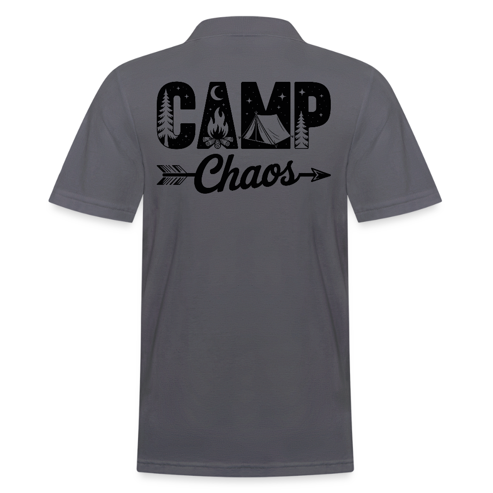CAMP CHAOS | Männer Poloshirt - Anthrazit