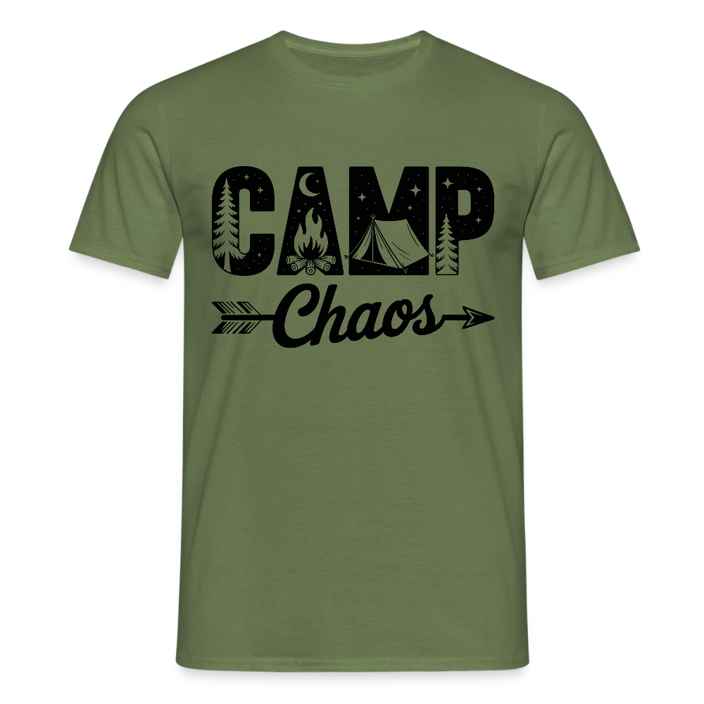 CAMP CHAOS | Männer T-Shirt - Militärgrün