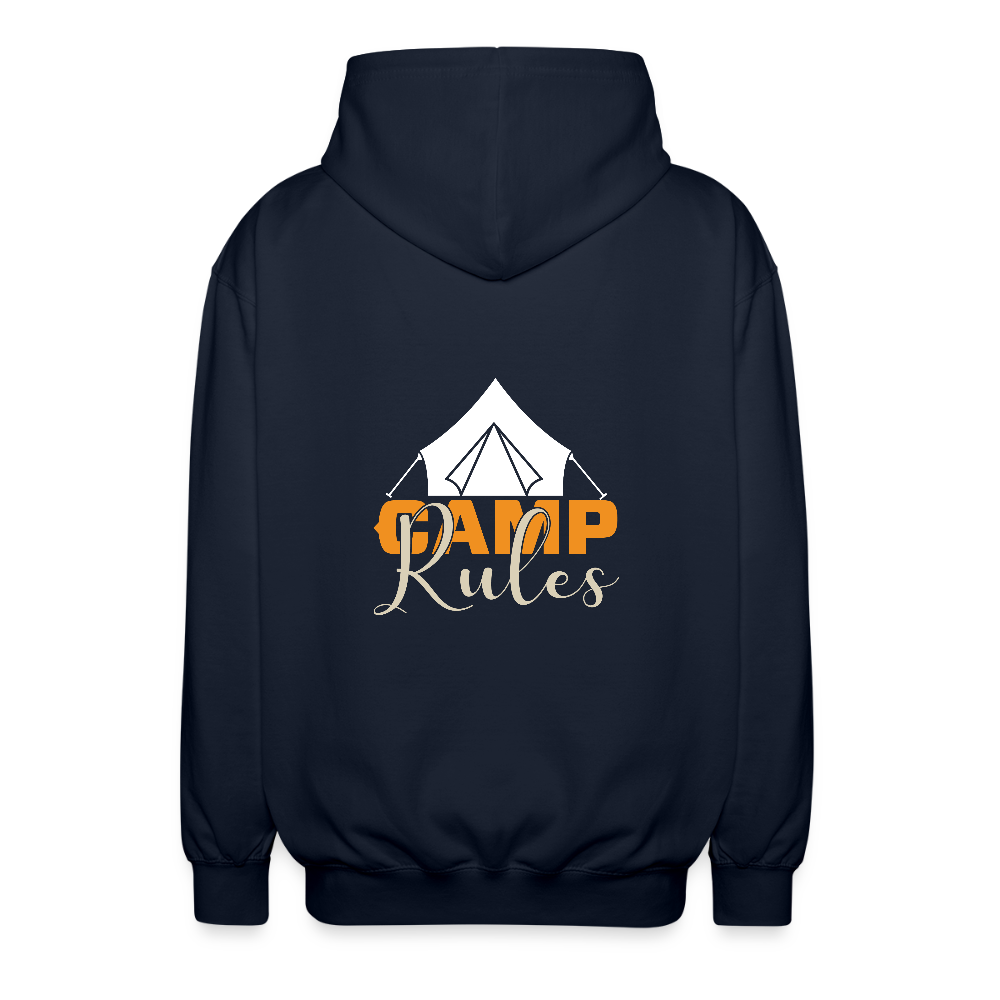 CAMP RULES | Unisex Kapuzenjacke - Navy