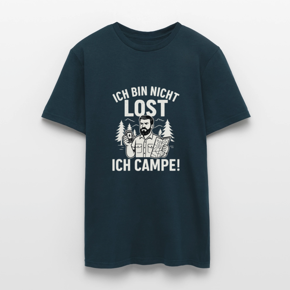 Ich bin nicht lost - ICH CAMPE! | Männer T-Shirt - Navy