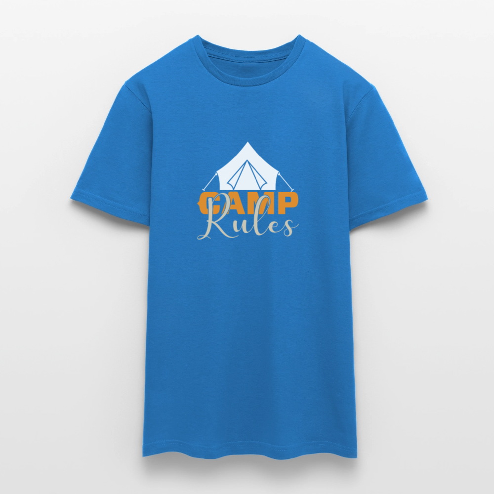 CAMP RULES | Männer T-Shirt - Royalblau