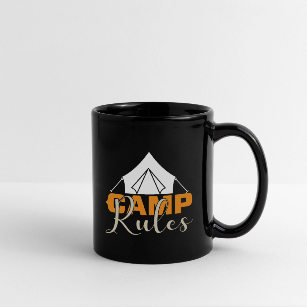 CAMP RULES | Tasse einfarbig - Schwarz