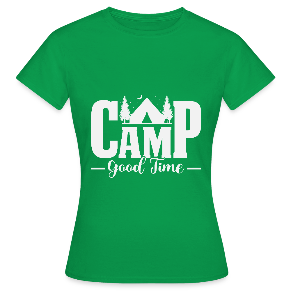 CAMP -GOOD TIME- | Frauen T-Shirt - Kelly Green