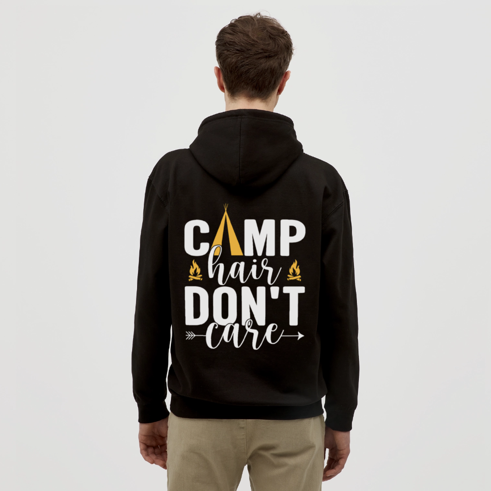 CAMP HAIR DON´T CARE | Unisex Hoodie - Schwarz