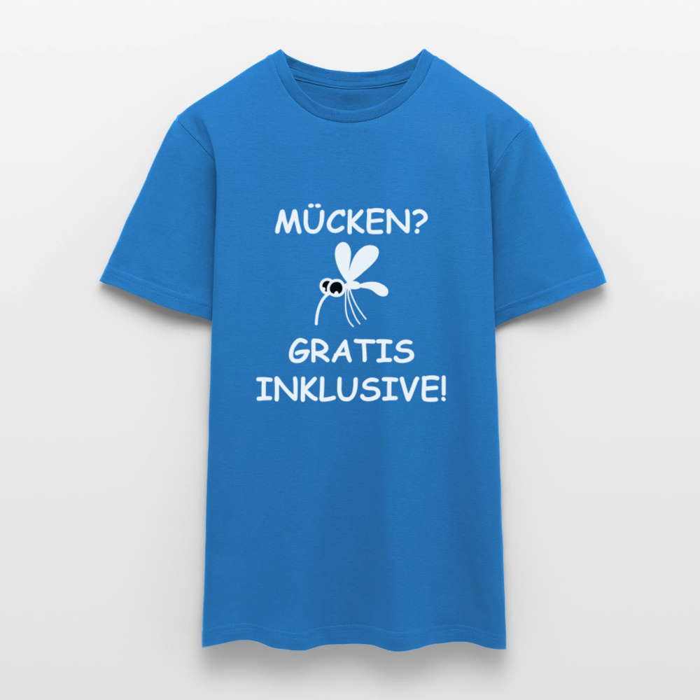MÜCKEN? GRATIS INKLUSIVE! | Männer T-Shirt - Royalblau