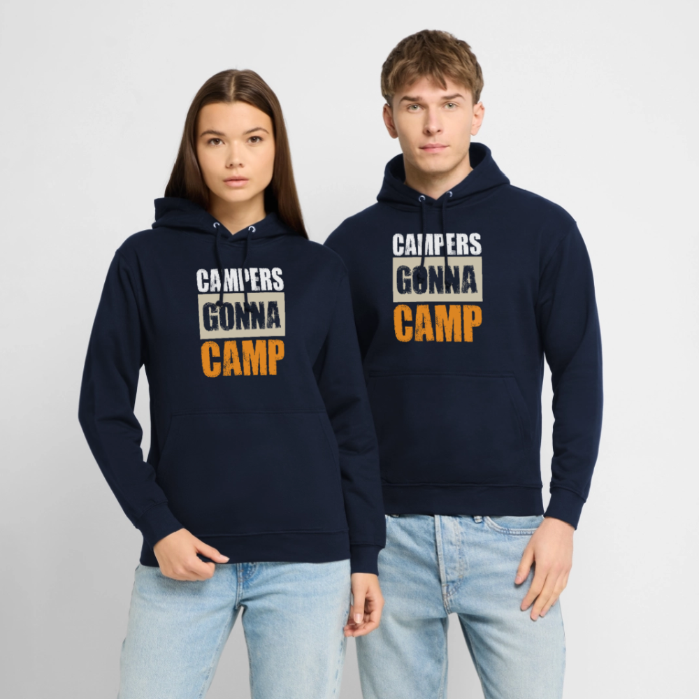CAMPERS GONNA CAMP | Unisex Hoodie - Navy