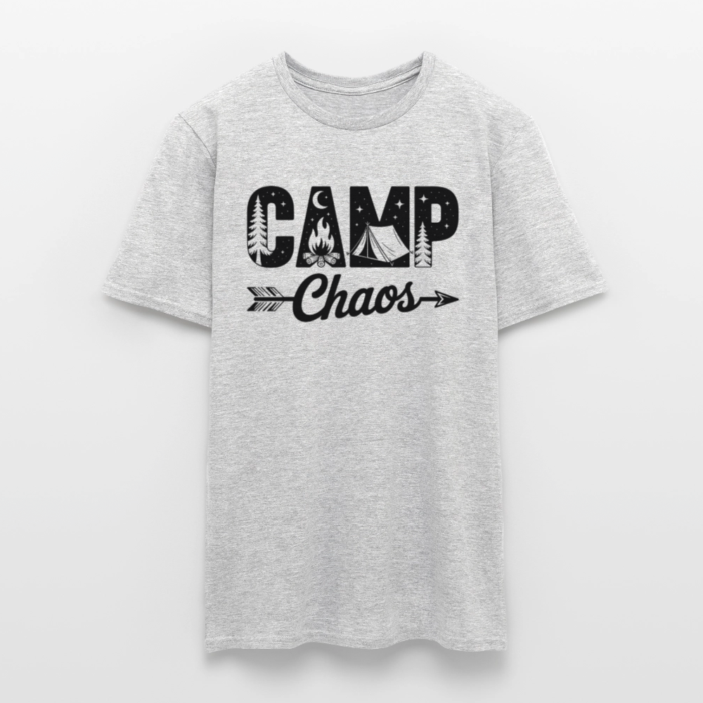 CAMP CHAOS | Männer T-Shirt - Grau meliert