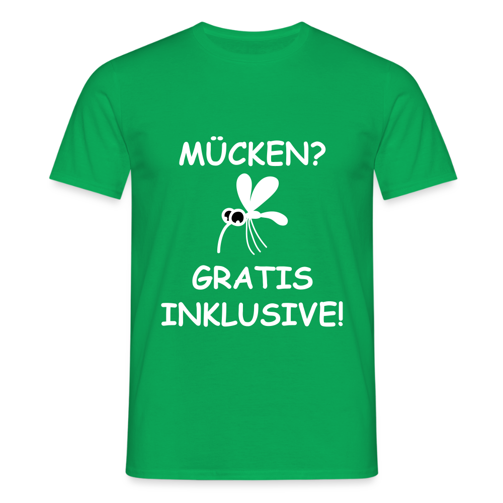 MÜCKEN? GRATIS INKLUSIVE! | Männer T-Shirt - Kelly Green