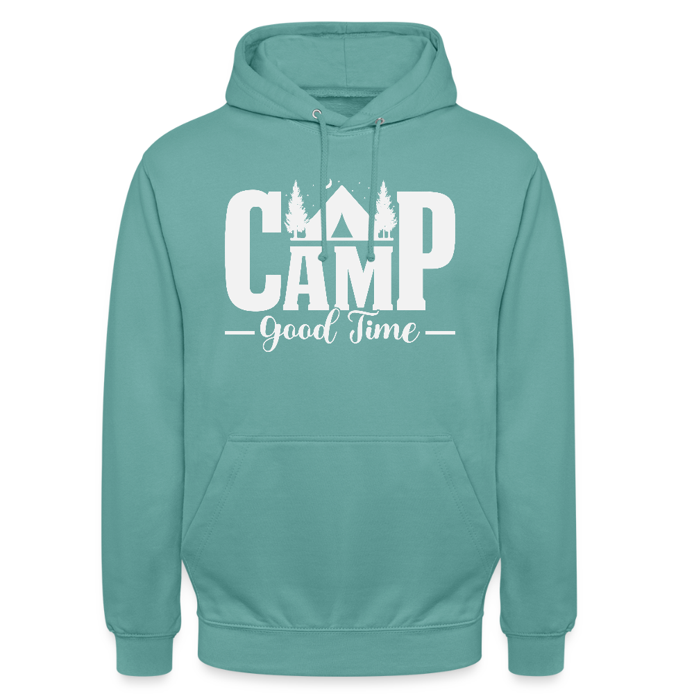 CAMP - GOOD TIME- | Unisex Hoodie - Pastelltürkis