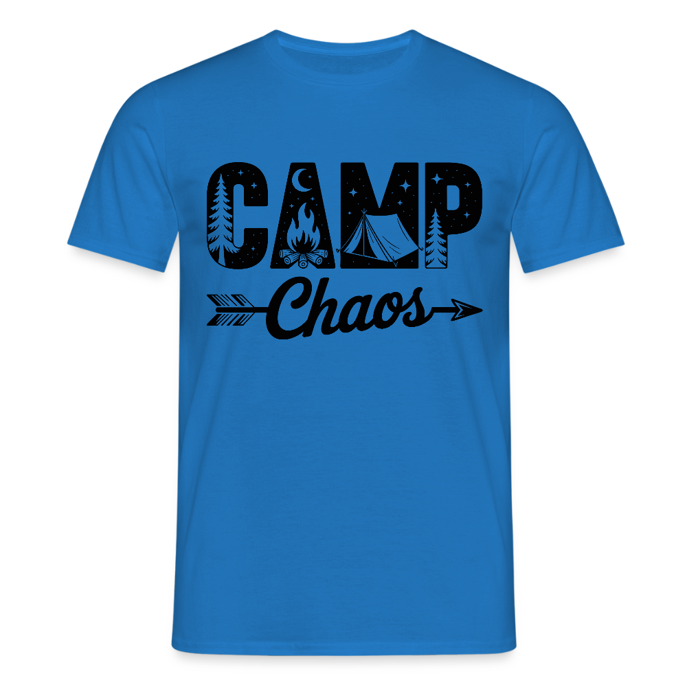 CAMP CHAOS | Männer T-Shirt - Royalblau