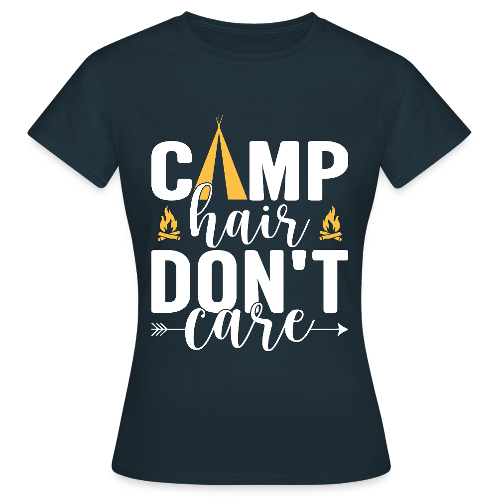 CAMP HAIR DON´T CARE | Frauen T-Shirt - Navy