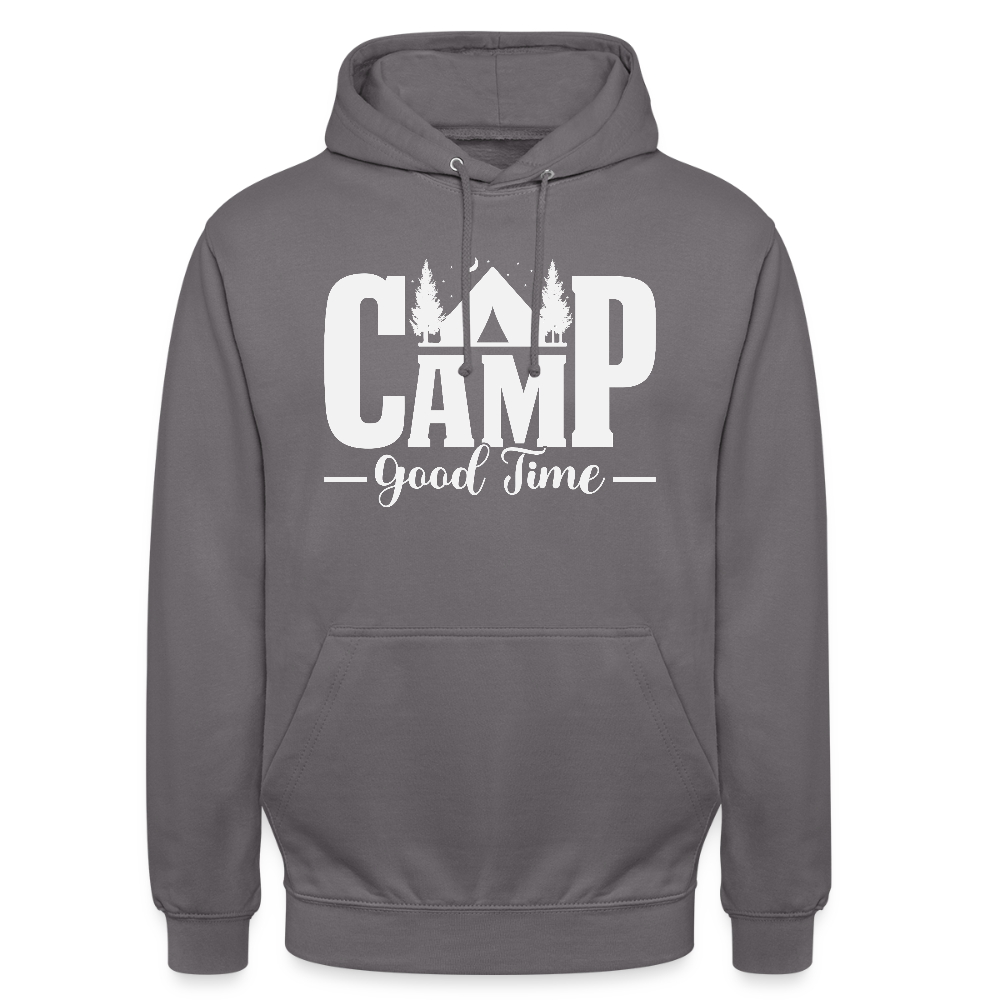CAMP - GOOD TIME- | Unisex Hoodie - Mittelgrau