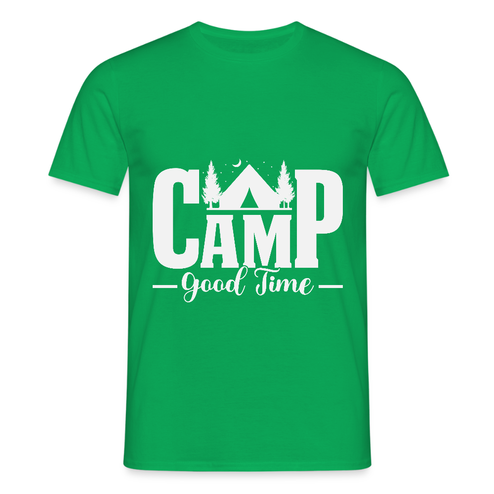 CAMP -GOOD TIME- | Männer T-Shirt - Kelly Green