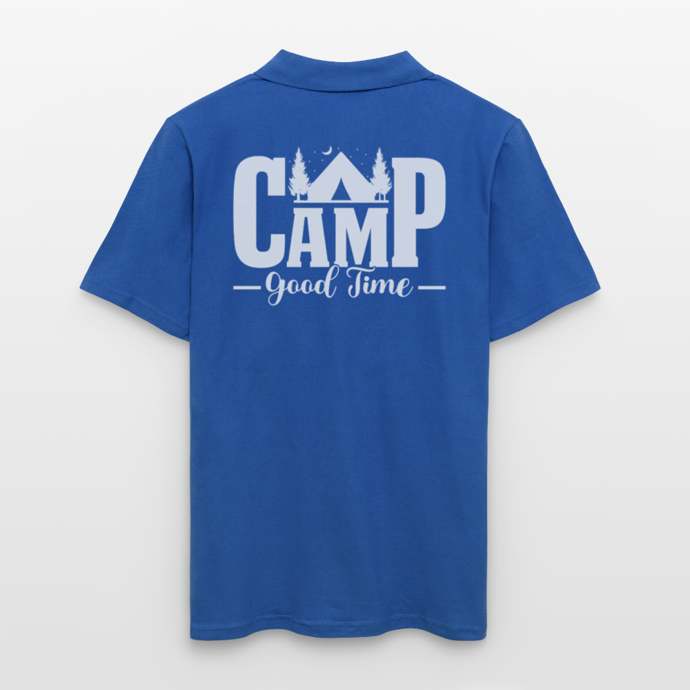 CAMP -GOOD TIME- | Männer Poloshirt - Royalblau