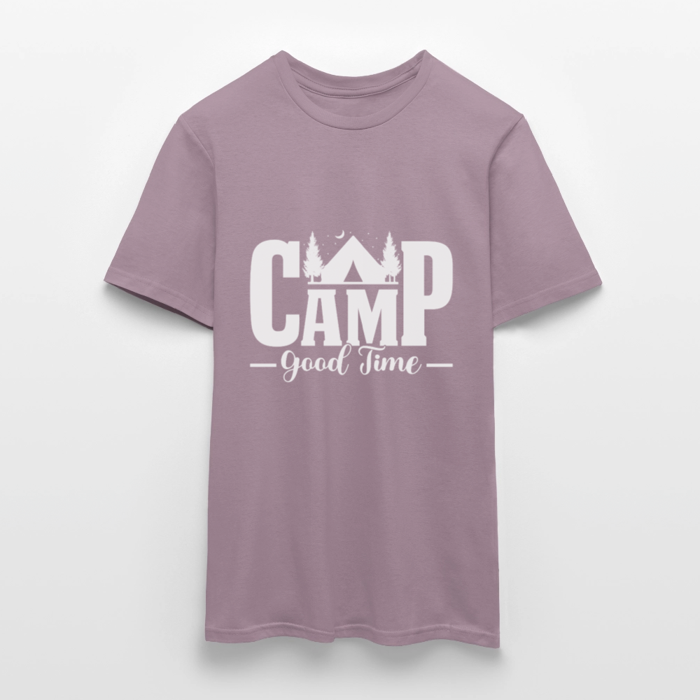 CAMP -GOOD TIME- | Männer T-Shirt - Lilagrau 