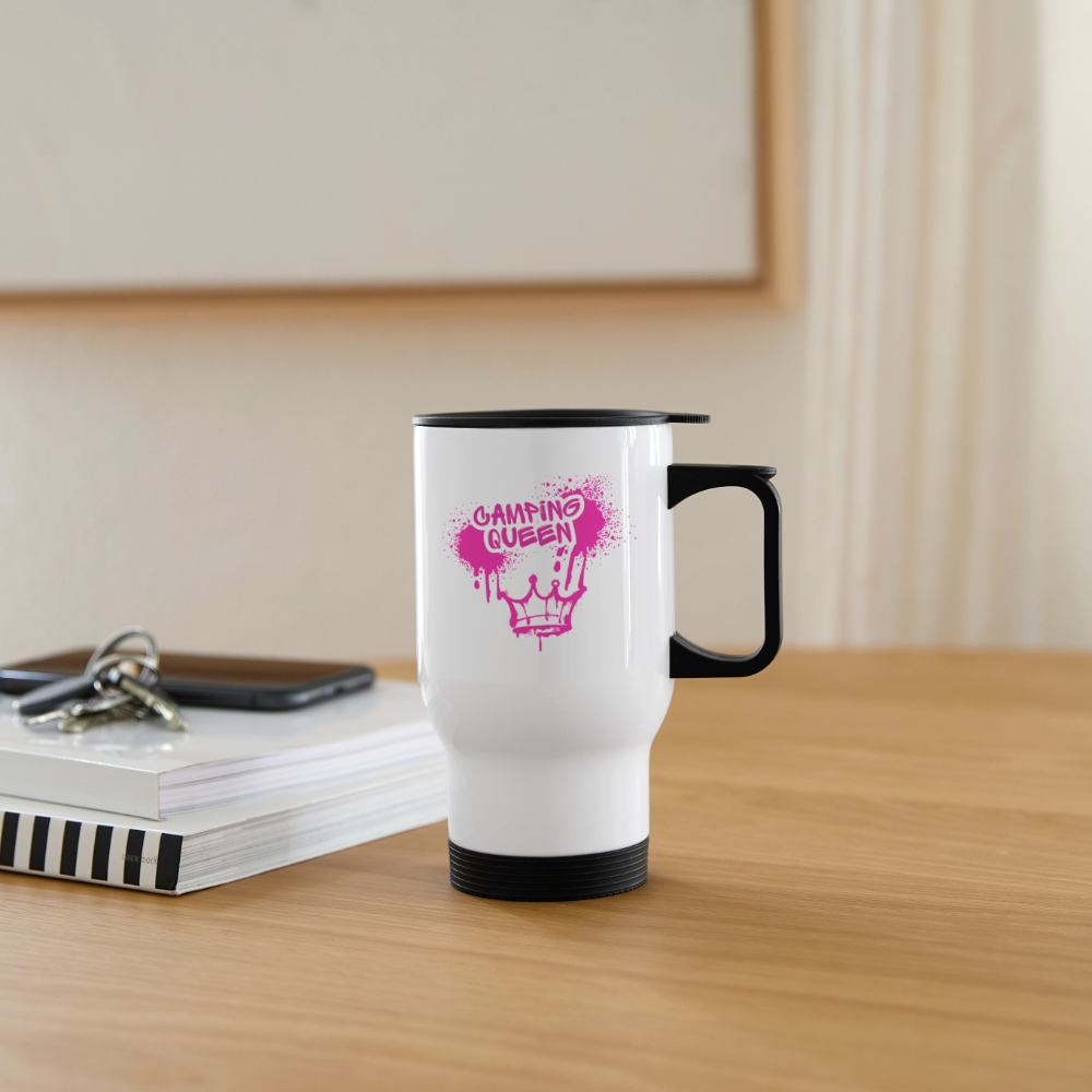 CAMPING QUEEN | Thermobecher - Weiß
