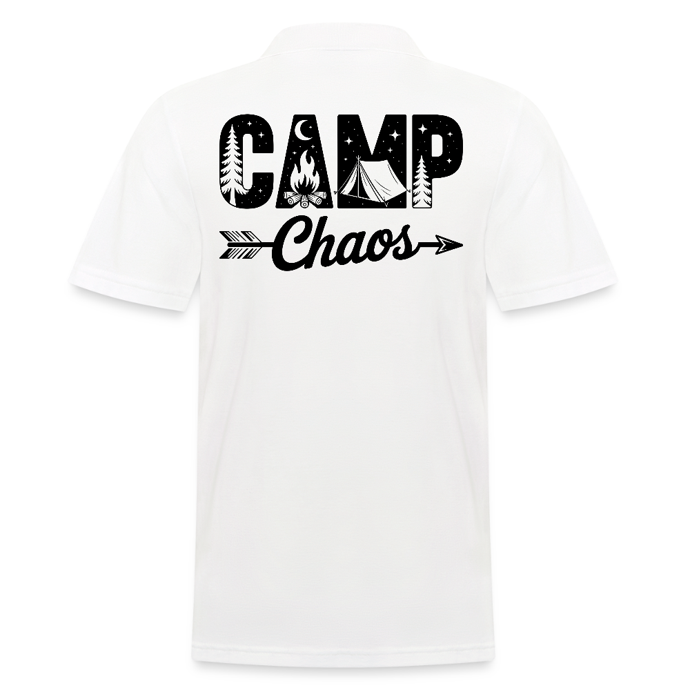 CAMP CHAOS | Männer Poloshirt - Weiß