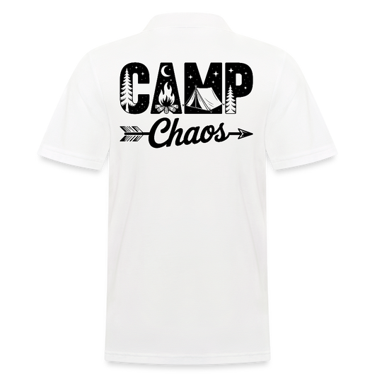 CAMP CHAOS | Männer Poloshirt - Weiß