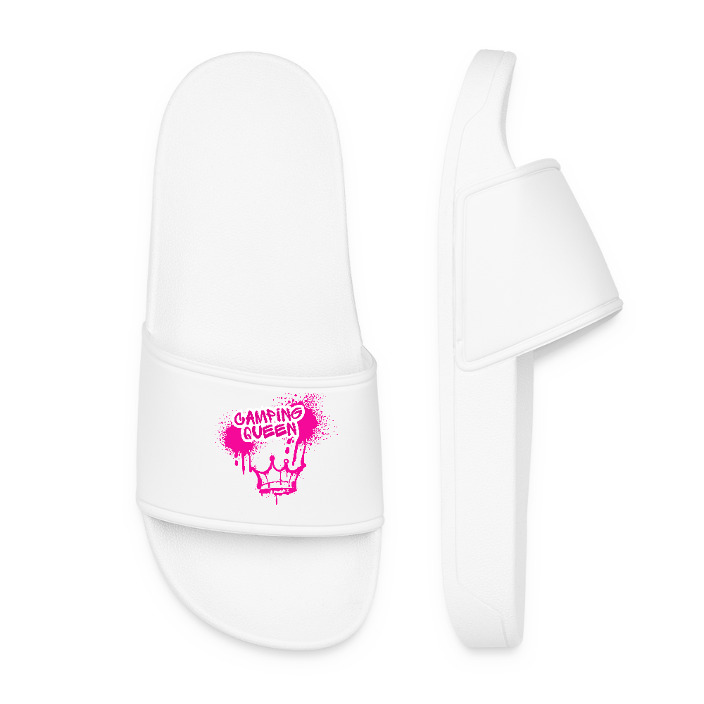 CAMPING QUEEN | Frauen Badelatschen - Weiß