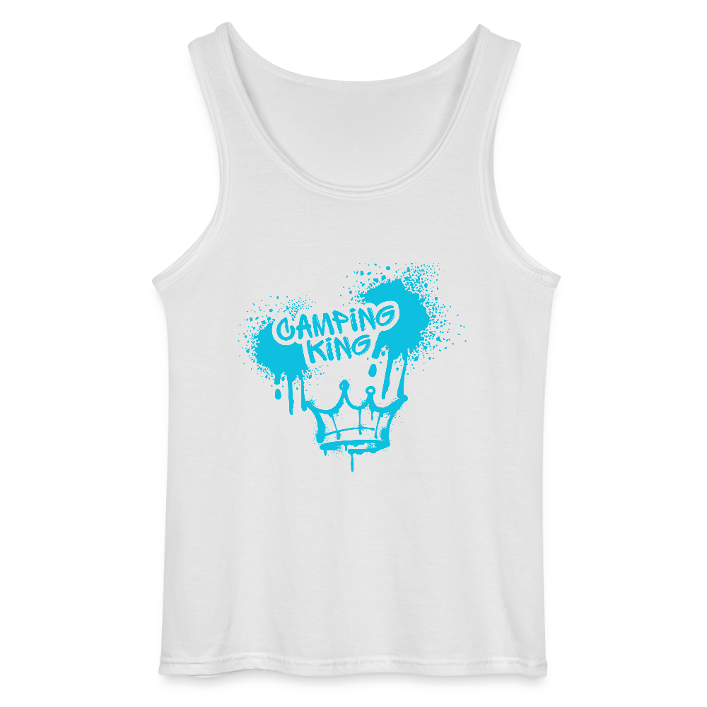 CAMPING KING | Gildan Männer Tank Top - Weiß