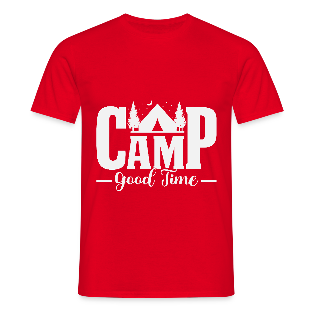 CAMP -GOOD TIME- | Männer T-Shirt - Rot