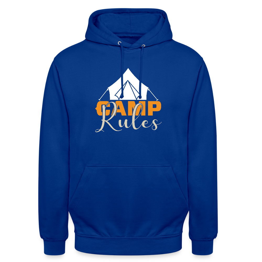 CAMP RULES | Unisex Hoodie - Royalblau