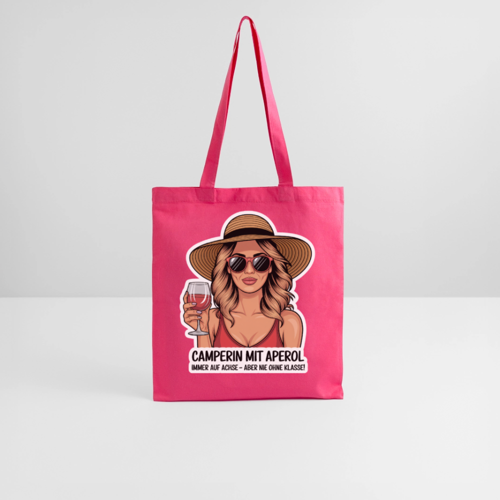 Camperin mit Aperol I Stoffbeutel - Azalea