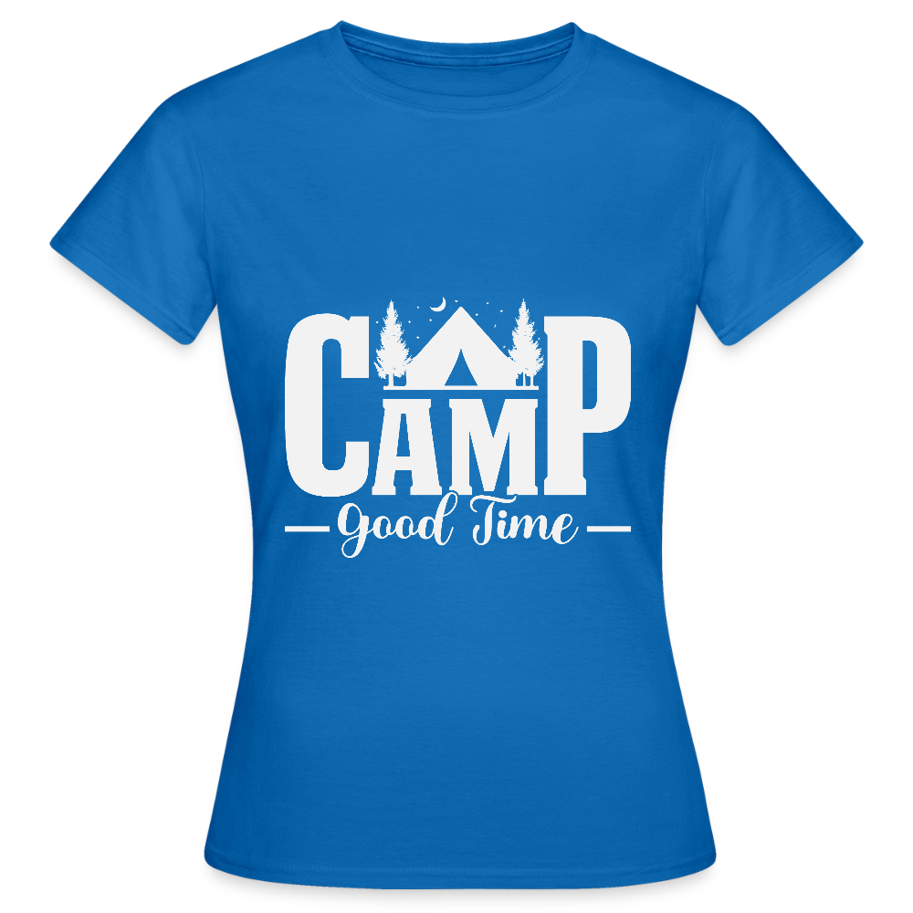 CAMP -GOOD TIME- | Frauen T-Shirt - Royalblau