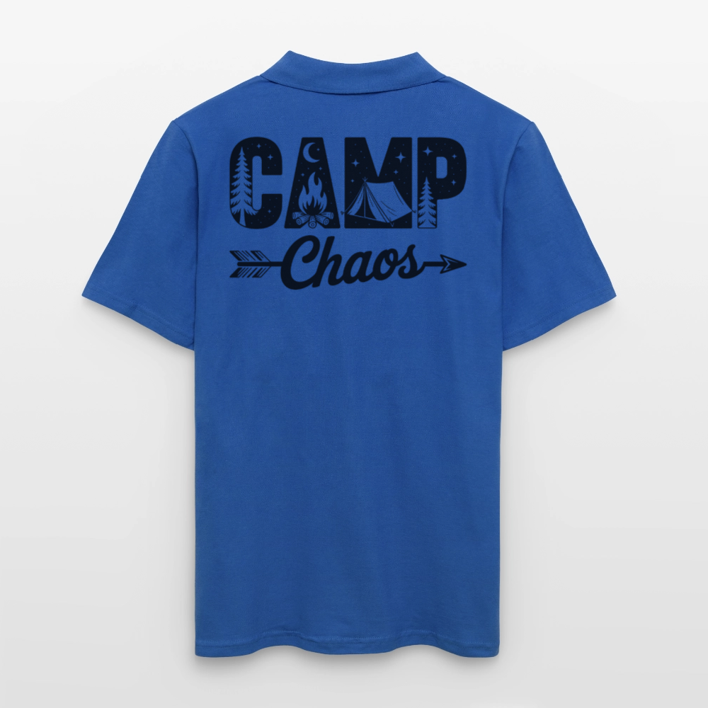 CAMP CHAOS | Männer Poloshirt - Royalblau