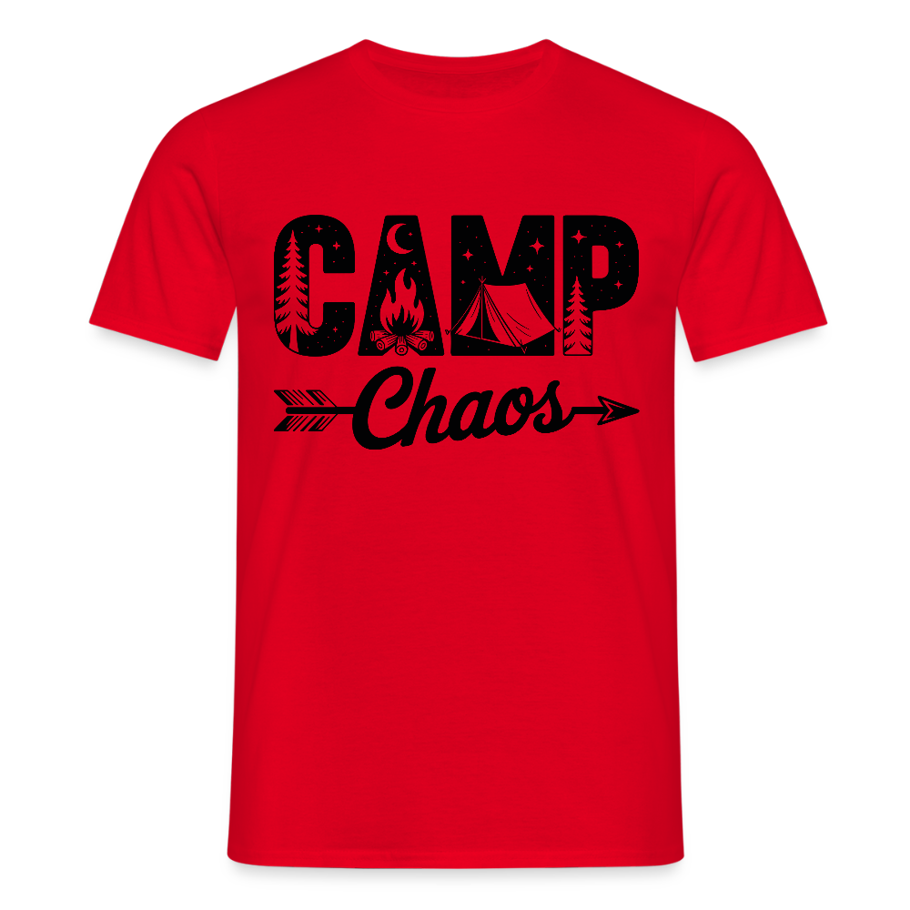 CAMP CHAOS | Männer T-Shirt - Rot