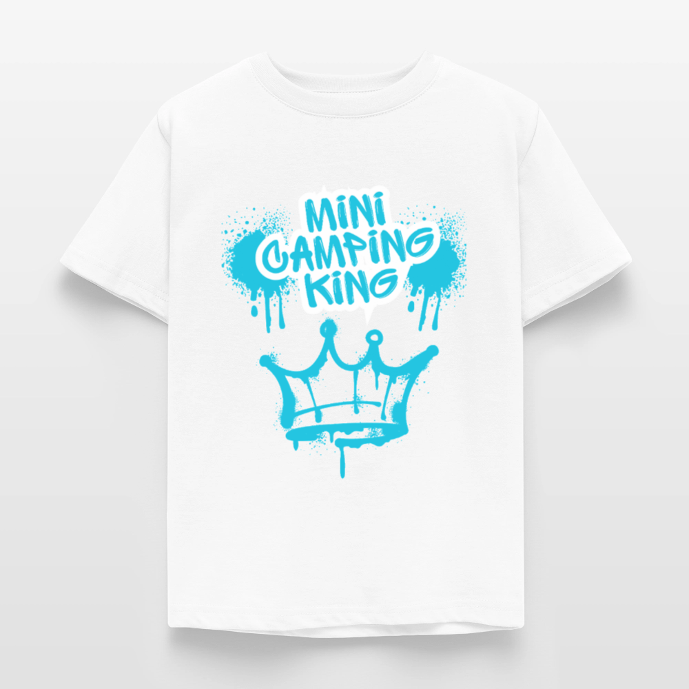 MINI CAMPER KING | Kinder T-Shirt - Weiß