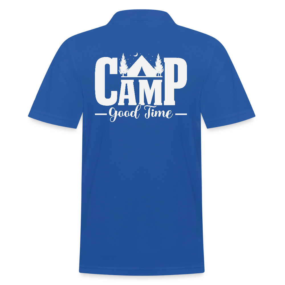 CAMP -GOOD TIME- | Männer Poloshirt - Royalblau
