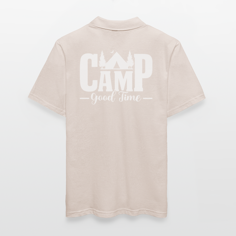 CAMP -GOOD TIME- | Männer Poloshirt - Beige