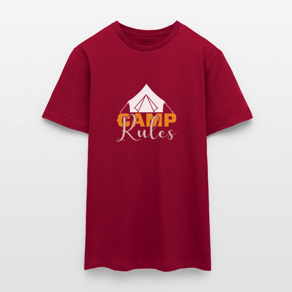 CAMP RULES | Männer T-Shirt - Ziegelrot