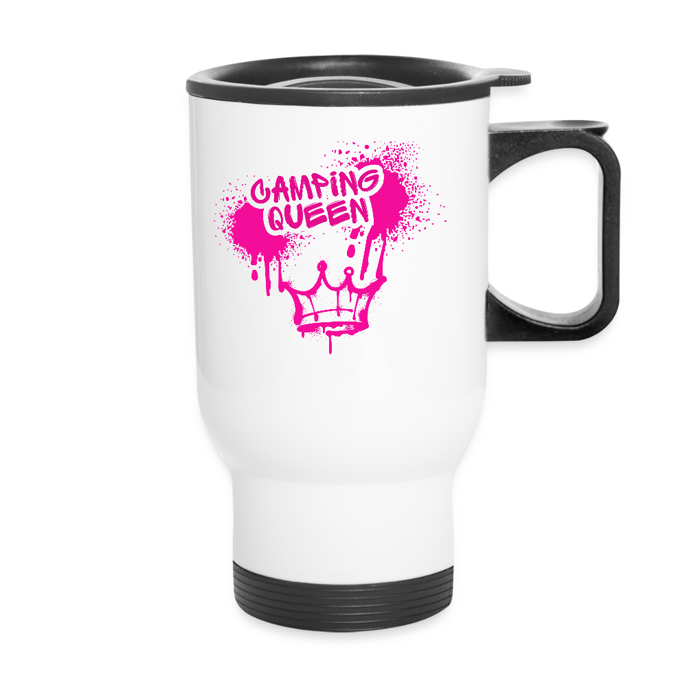 CAMPING QUEEN | Thermobecher - Weiß