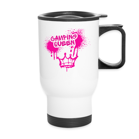 CAMPING QUEEN | Thermobecher - Weiß