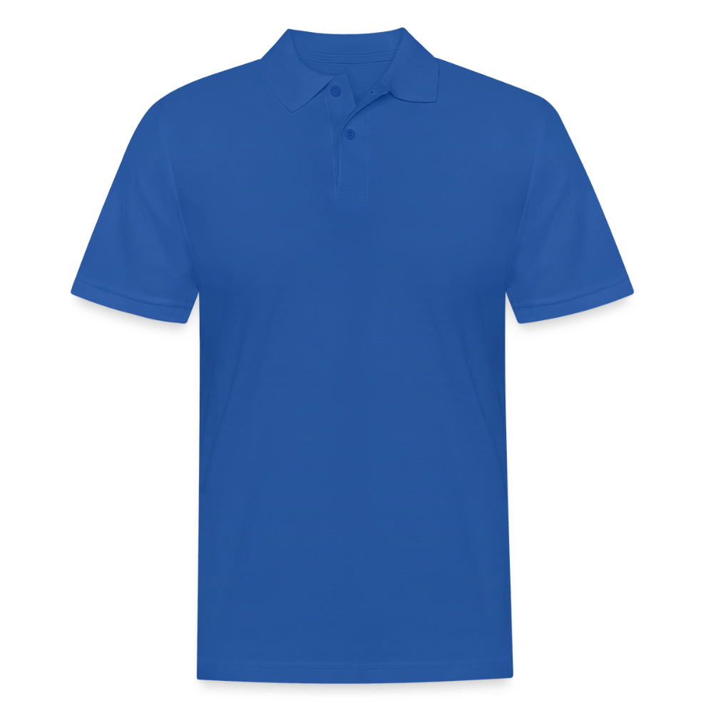 CAMP HAIR, DON´T CARE | Männer Poloshirt - Royalblau