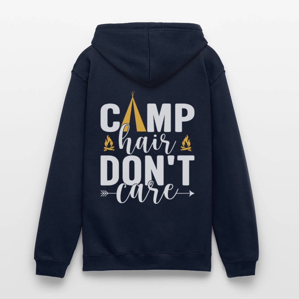 CAMP HAIR DON´T CARE | Unisex Hoodie - Navy