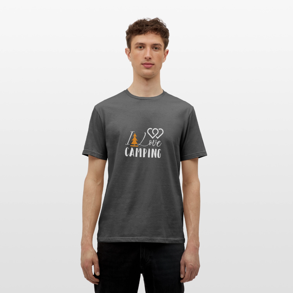 I LOVE CAMPING | Männer T-Shirt - Anthrazit